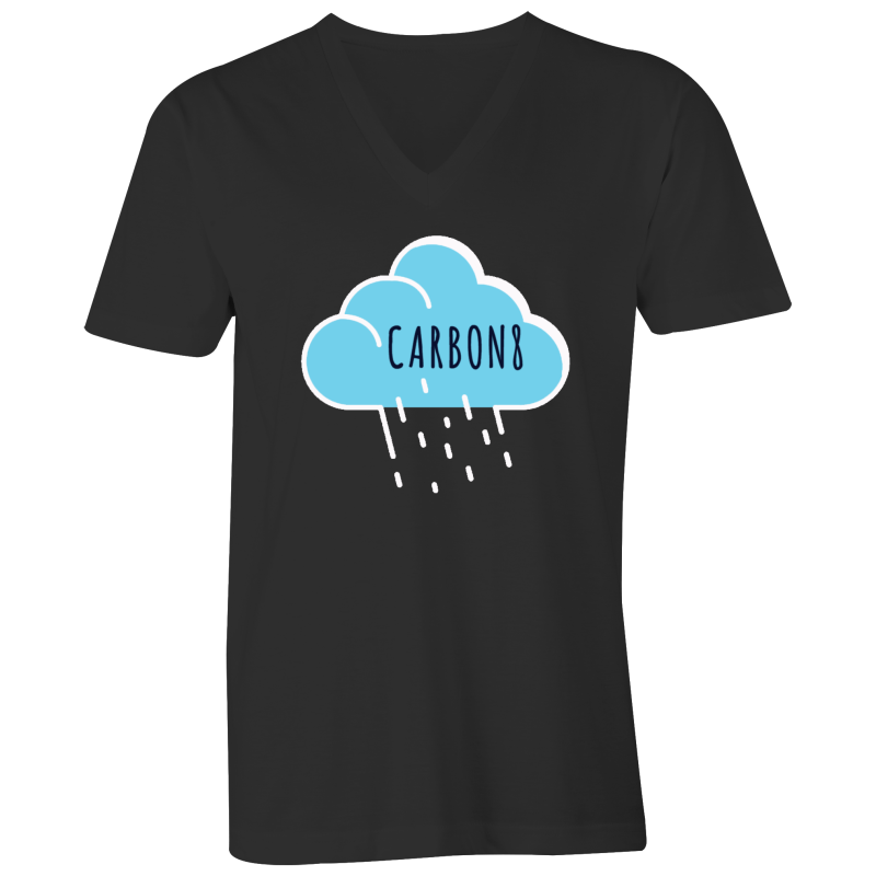 'Cloud' AS Colour Tarmac - Mens V-Neck Tee