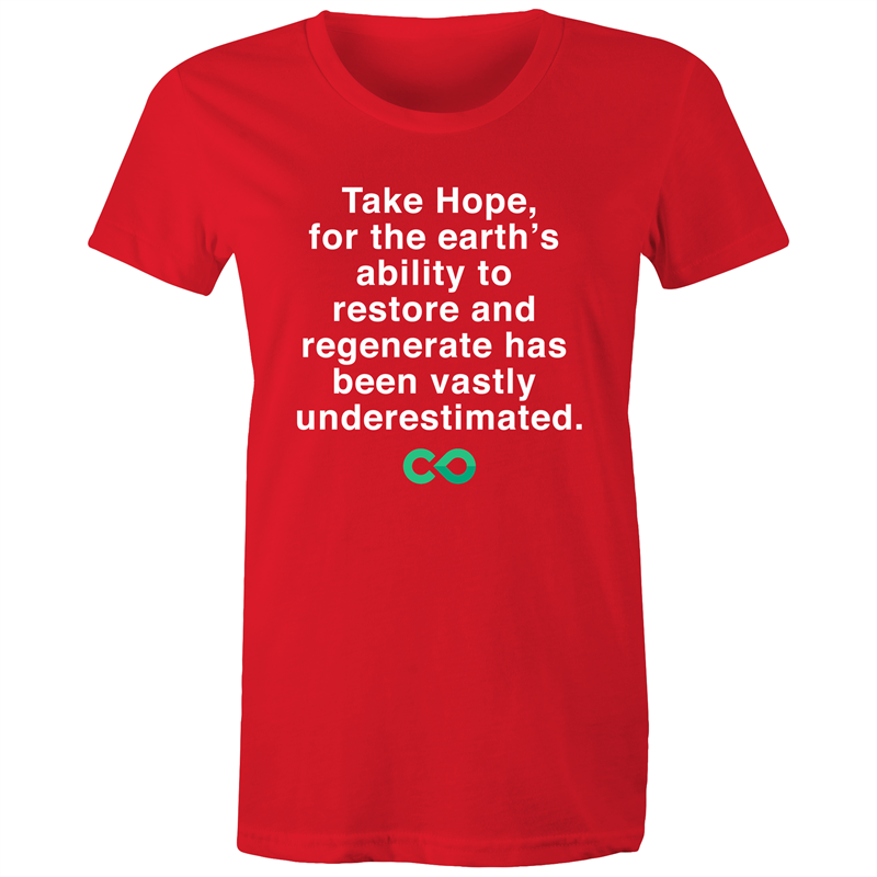 Take Hope. AS Colour - Women's Maple Tee