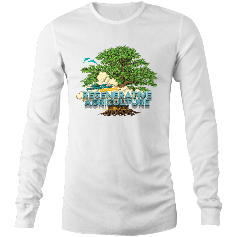 'Tree cloud' AS Colour Base - Mens Long Sleeve T-Shirt