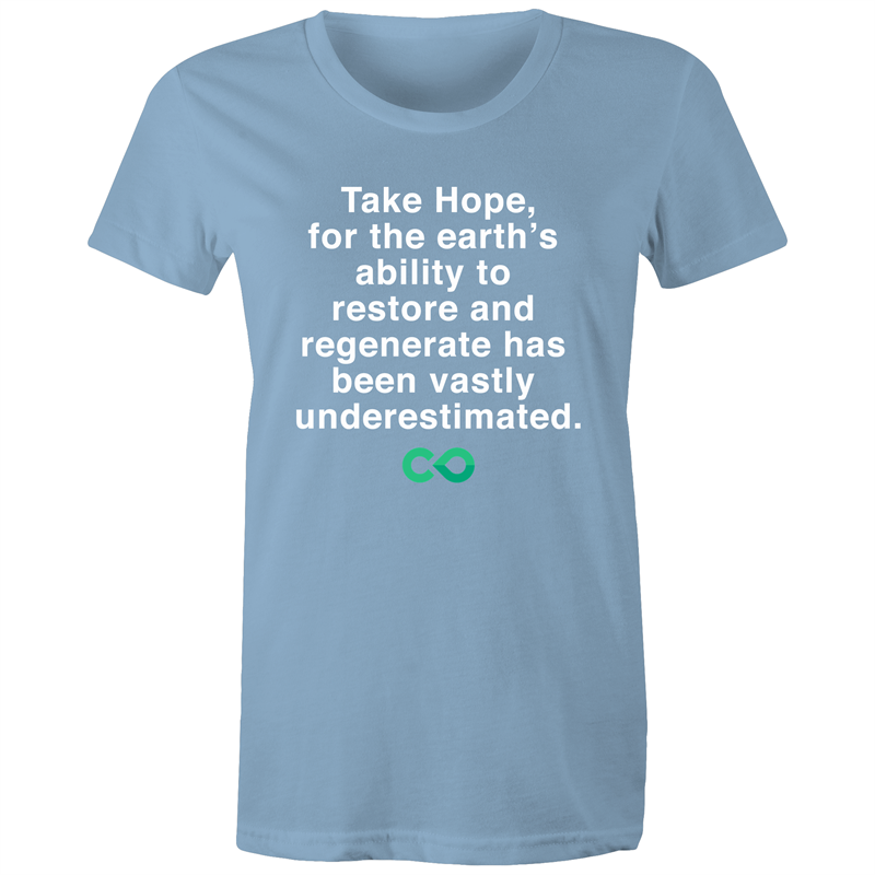 Take Hope. AS Colour - Women's Maple Tee