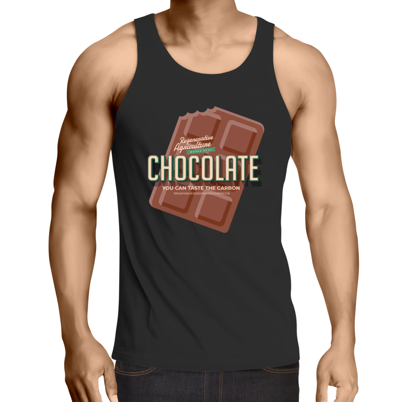 'Choco' AS Colour Lowdown - Mens Singlet Top