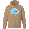 'Cloud' AS Colour Stencil - Pocket Hoodie Sweatshirt