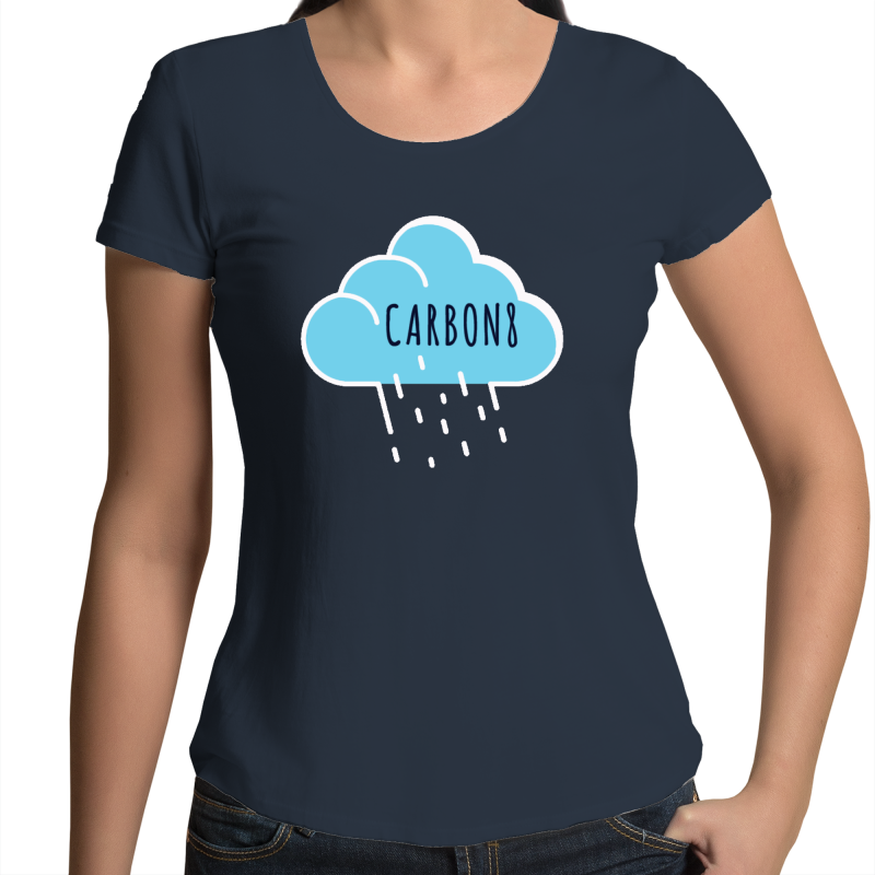 'Cloud' AS Colour Mali - Womens Scoop Neck T-Shirt