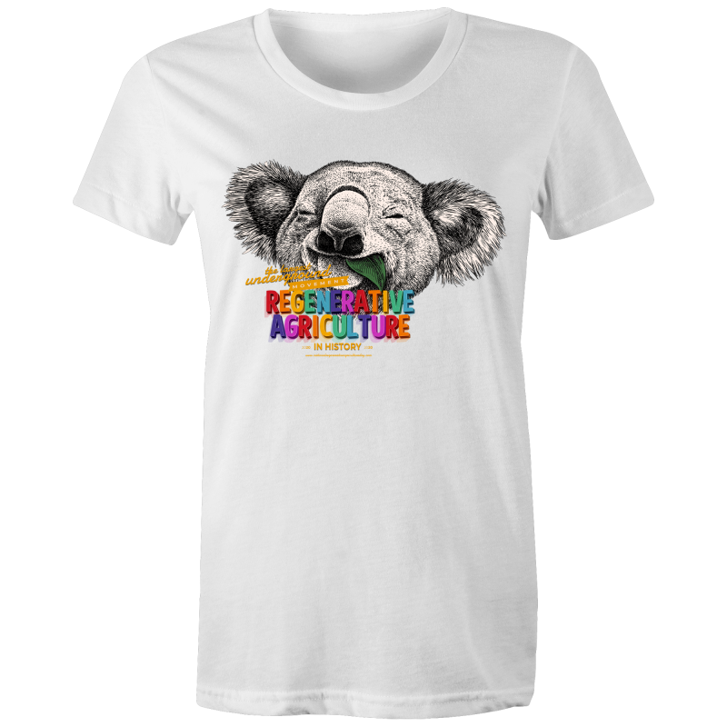 'Koala' AS Colour Wafer - Womens Crew T-Shirt