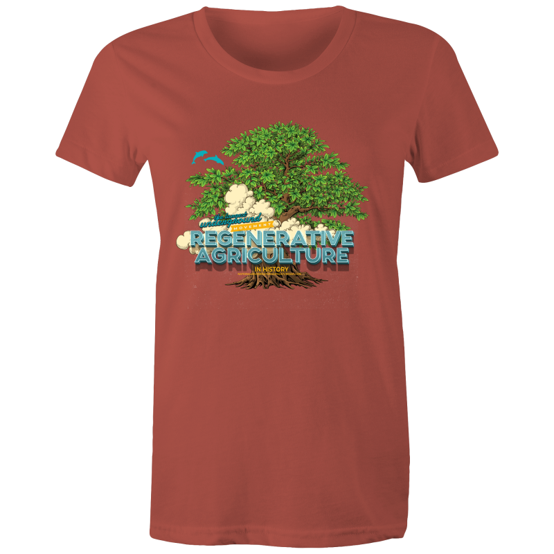 'Tree cloud' AS Colour - Women's Maple Tee