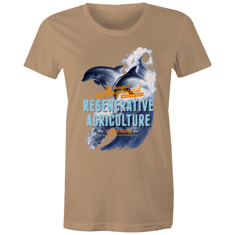 ' Dolphins'  AS Colour - Women's Maple Tee