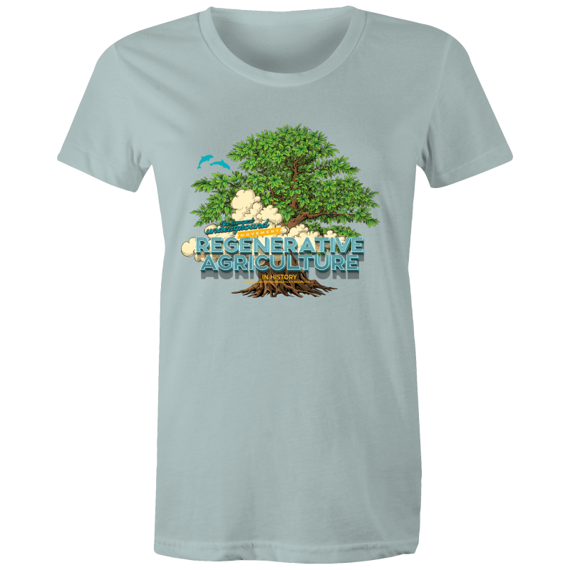 'Tree cloud' AS Colour - Women's Maple Tee