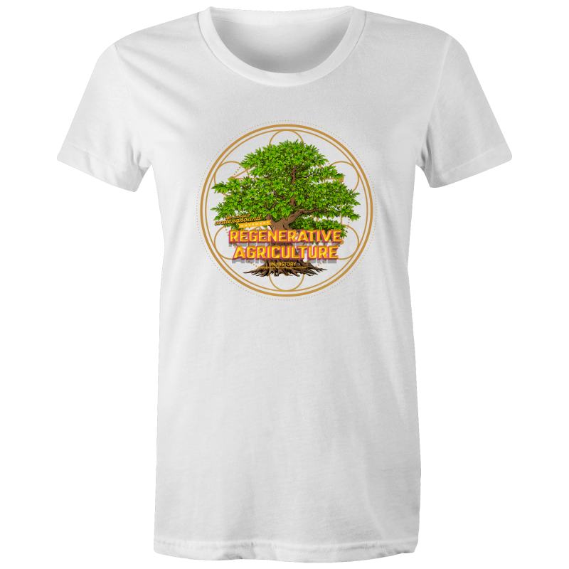 'Tree geometry'  AS Colour - Women's Maple Tee