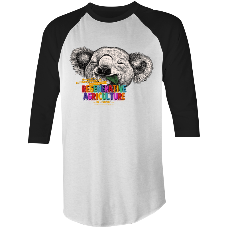 'Koala'  AS Colour Raglan - 3/4 Sleeve T-Shirt