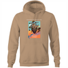 'Poster' AS Colour Stencil - Pocket Hoodie Sweatshirt