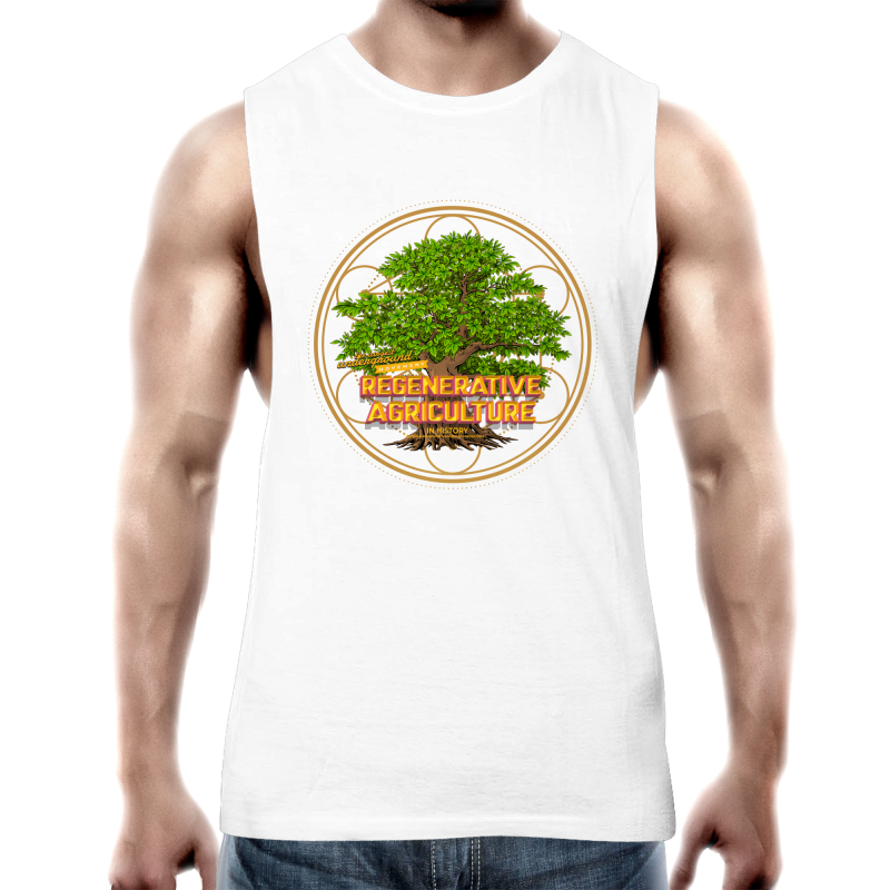 'Tree geometry' AS Colour Barnard - Mens Tank Top Tee