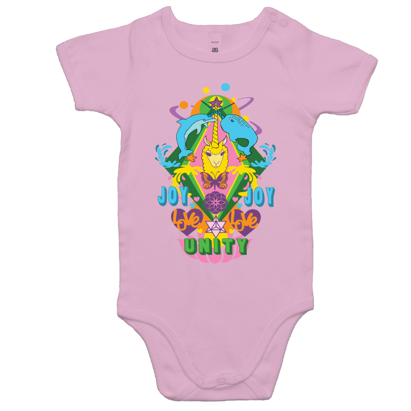 'Lama' AS Colour Mini Me - Baby Onesie Romper