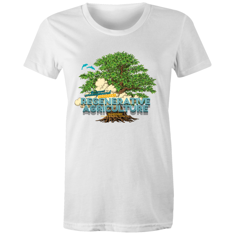 'Tree cloud' AS Colour - Women's Maple Tee