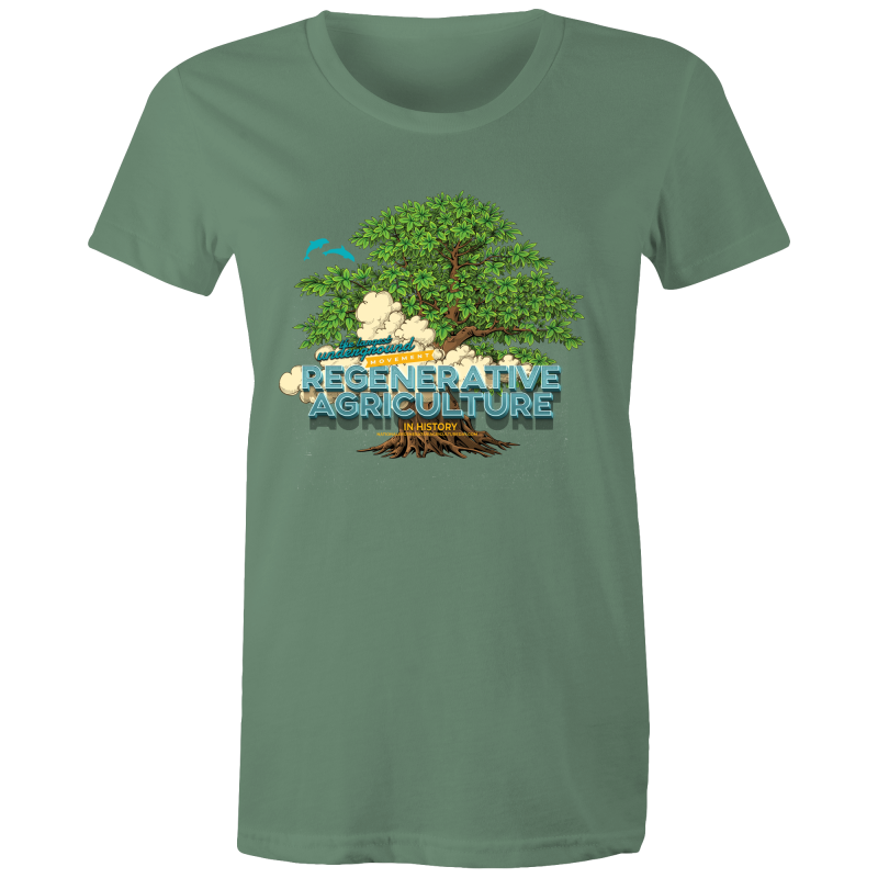 'Tree cloud' AS Colour - Women's Maple Tee