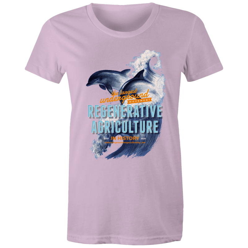 ' Dolphins'  AS Colour - Women's Maple Tee