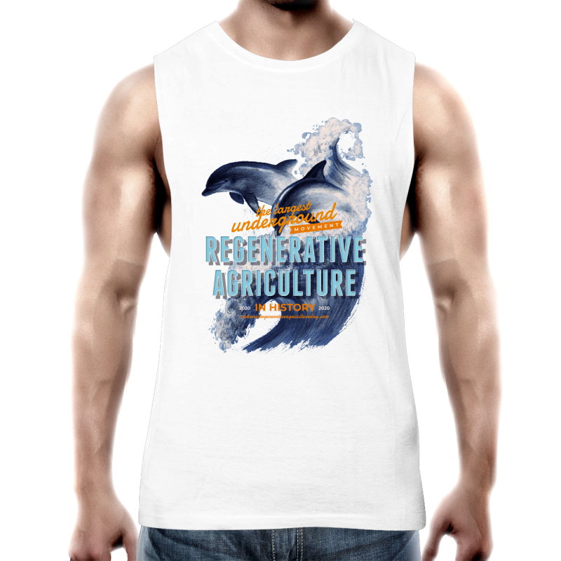 'Dolphins' AS Colour Barnard - Mens Tank Top Tee