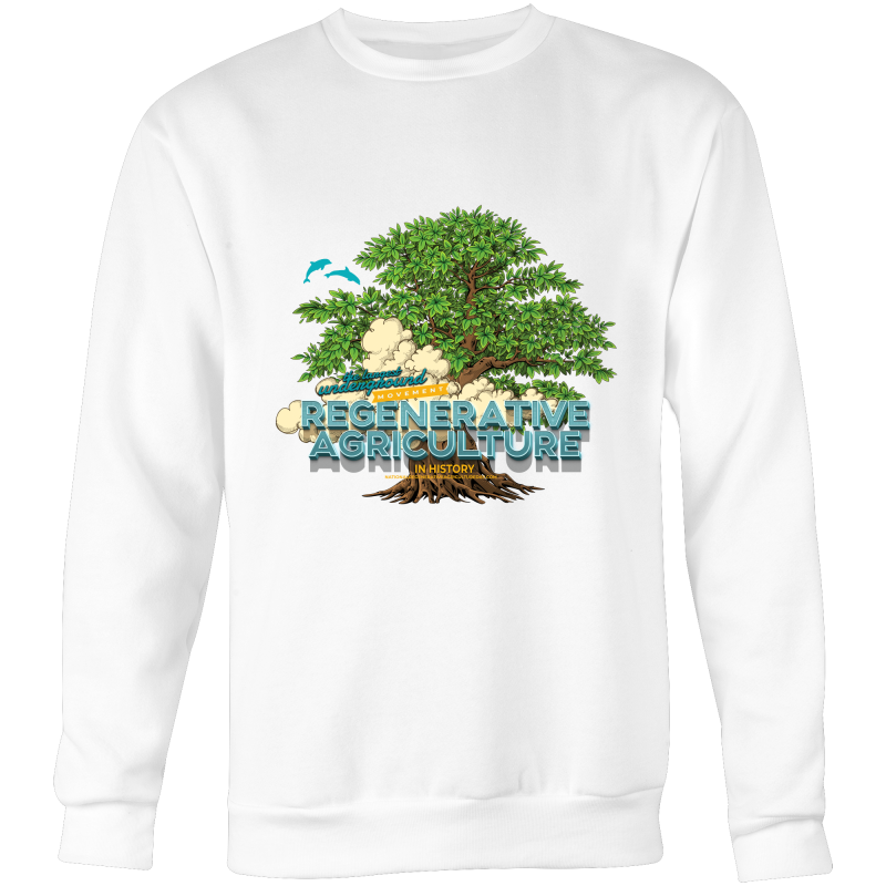 'Tree cloud' AS Colour Box - Crew Neck Jumper Sweatshirt