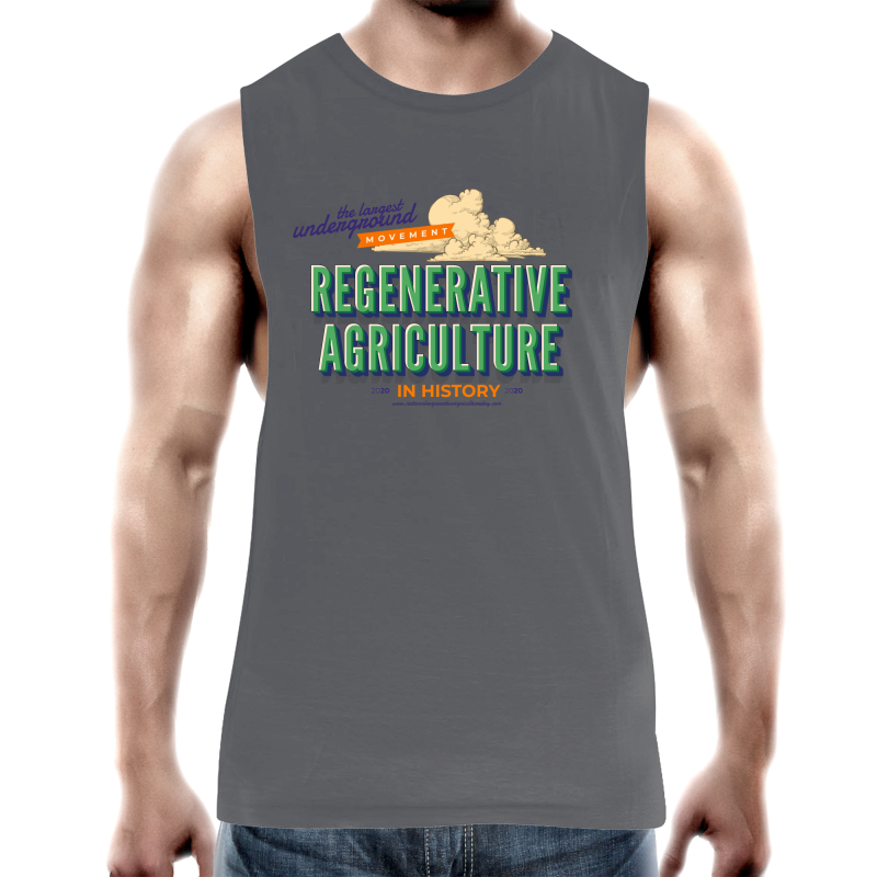 'Raincloud' AS Colour Barnard - Mens Tank Top Tee