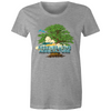 'Tree cloud'  AS Colour Wafer - Womens Crew T-Shirt