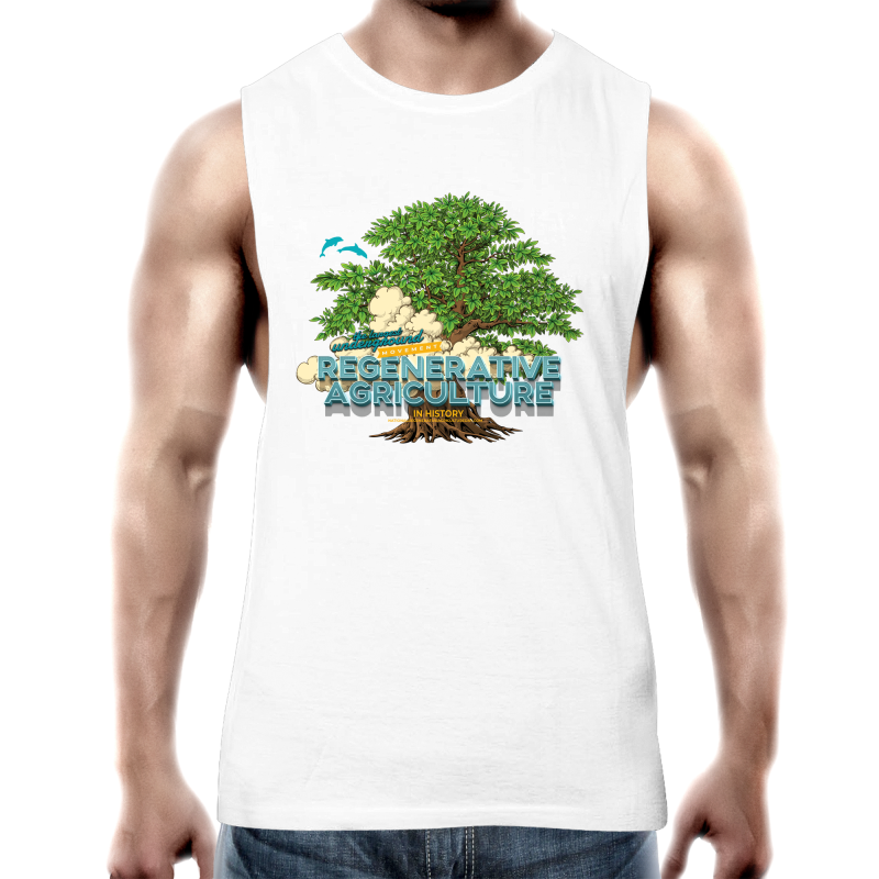 'Tree cloud' AS Colour Barnard - Mens Tank Top Tee