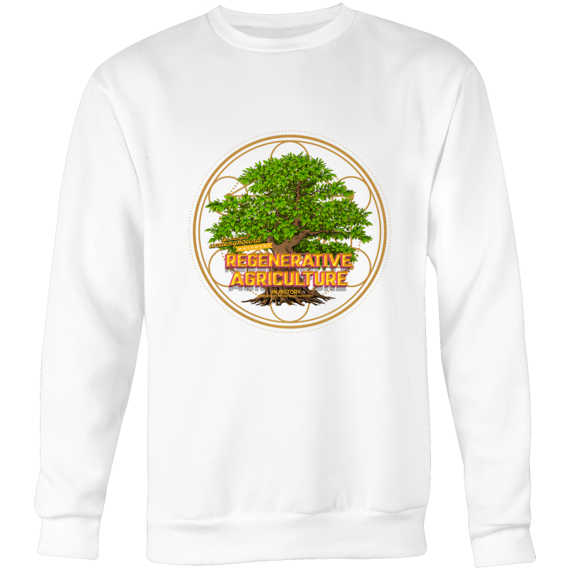 'Tree geometry'  AS Colour Box - Crew Neck Jumper Sweatshirt