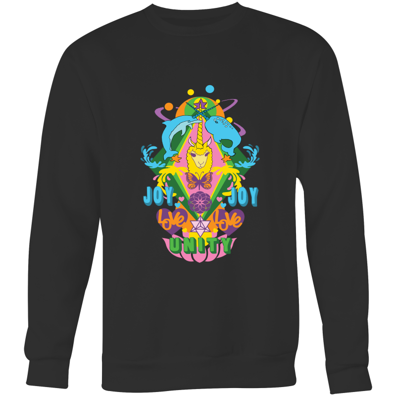 'Lama' AS Colour Box - Crew Neck Jumper Sweatshirt