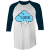 'Cloud' AS Colour Raglan - 3/4 Sleeve T-Shirt