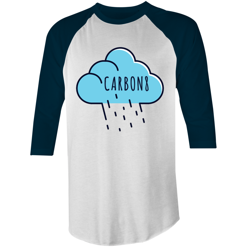 'Cloud' AS Colour Raglan - 3/4 Sleeve T-Shirt