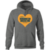 'Heart' AS Colour Stencil - Pocket Hoodie Sweatshirt