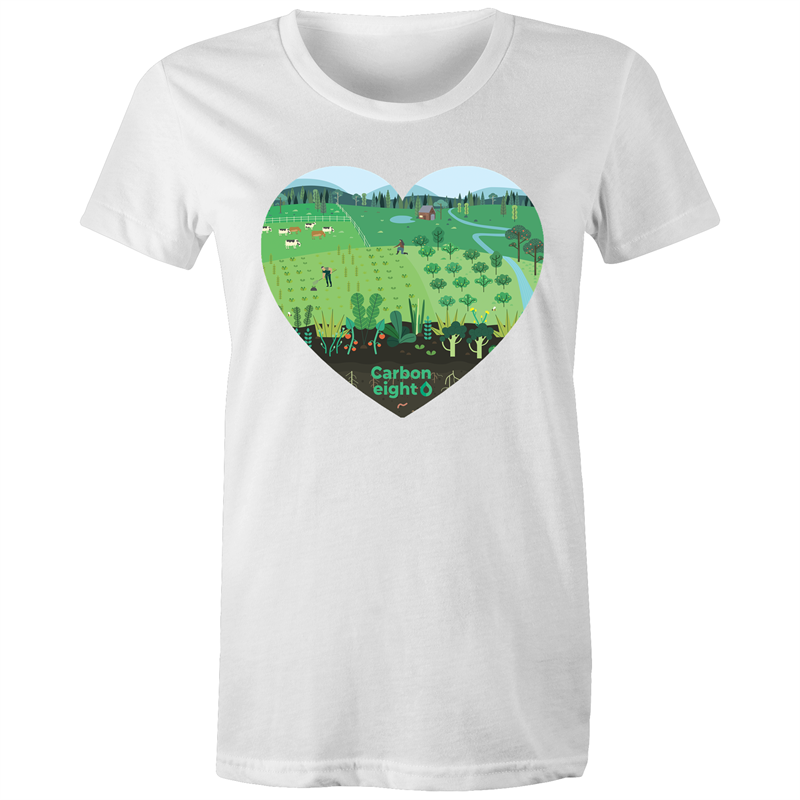 CARBONHEART - AS Colour Wafer - Womens Crew T-Shirt