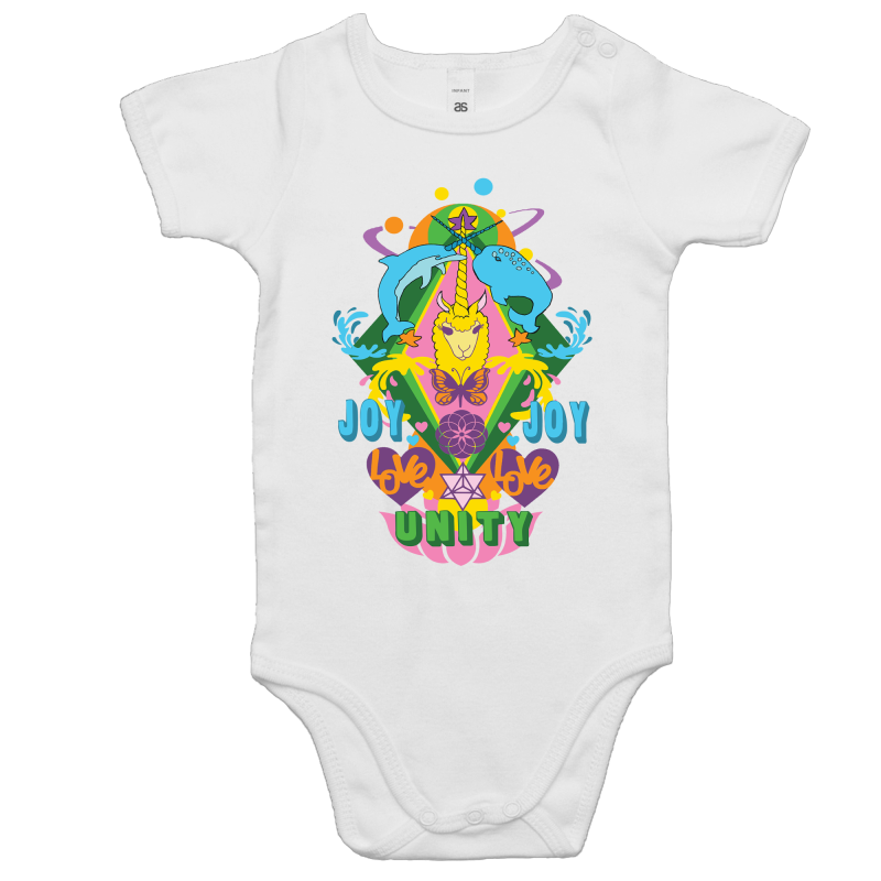 'Lama' AS Colour Mini Me - Baby Onesie Romper