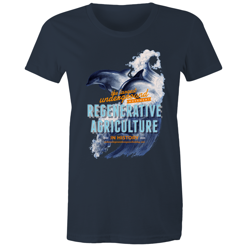 ' Dolphins'  AS Colour - Women's Maple Tee