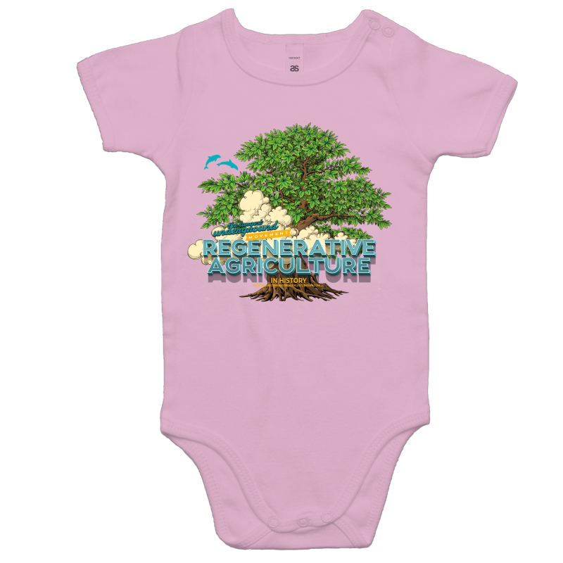 'Tree cloud' AS Colour Mini Me - Baby Onesie Romper