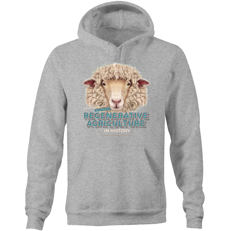 sheeplove AS Colour Stencil - Pocket Hoodie Sweatshirt