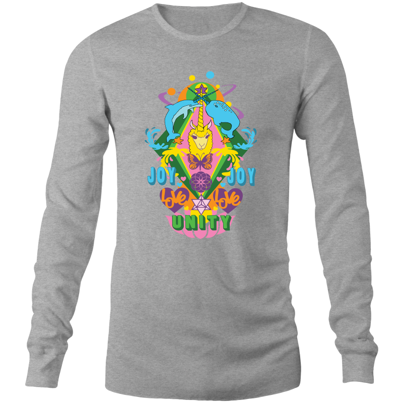 'Lama' AS Colour Base - Mens Long Sleeve T-Shirt