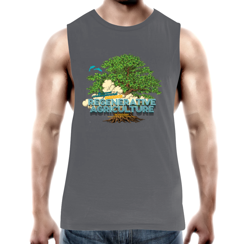 'Tree cloud' AS Colour Barnard - Mens Tank Top Tee