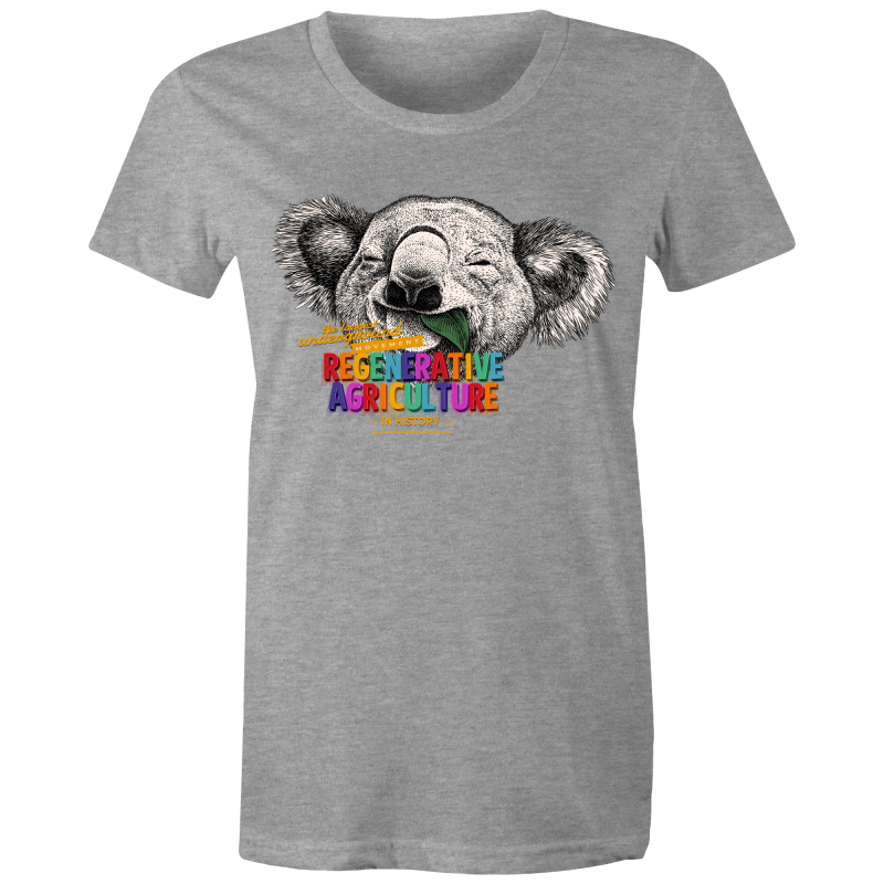 'Koala' AS Colour Wafer - Womens Crew T-Shirt