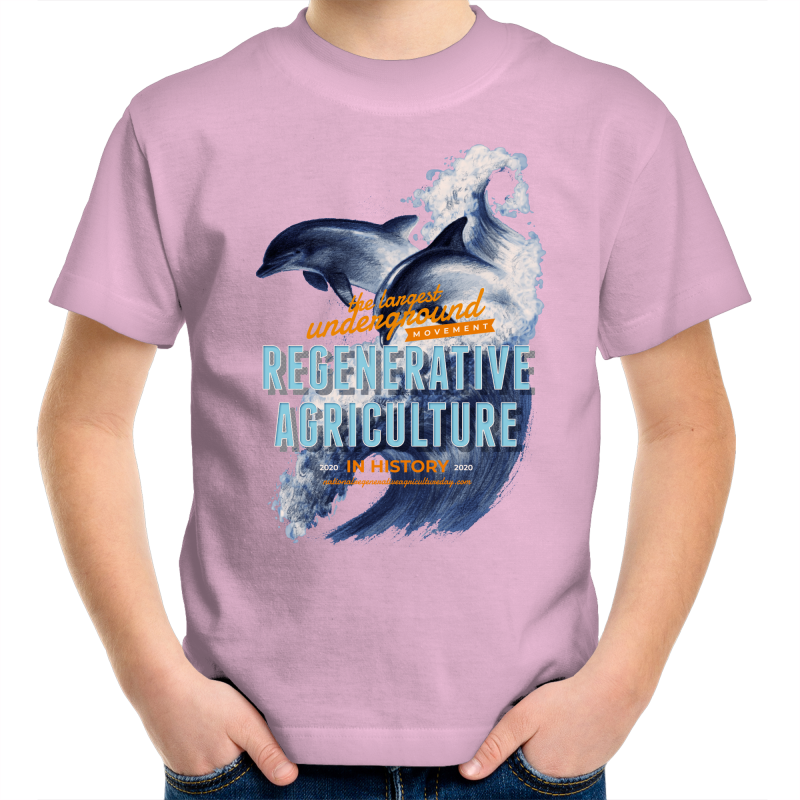 ' Dolphins' AS Colour Kids Youth Crew T-Shirt