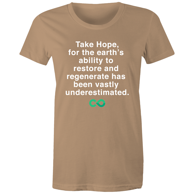 Take Hope. AS Colour - Women's Maple Tee