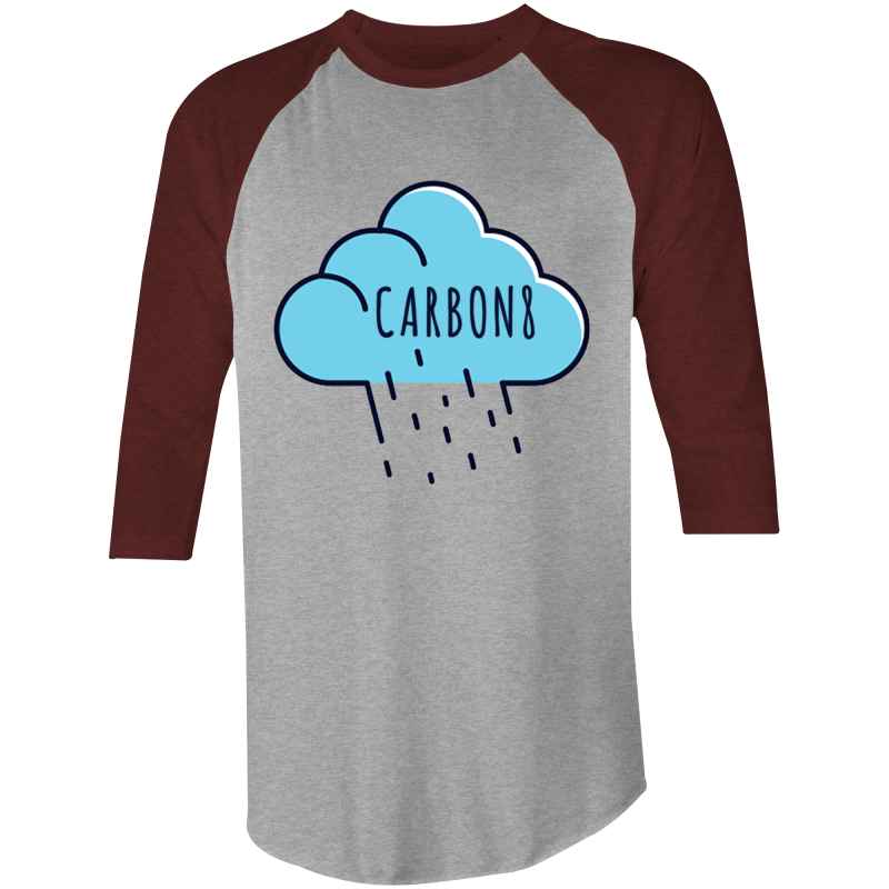 'Cloud' AS Colour Raglan - 3/4 Sleeve T-Shirt