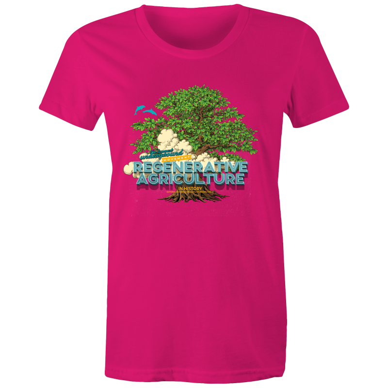 'Tree cloud' AS Colour - Women's Maple Tee