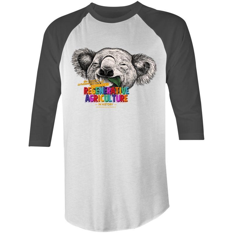 'Koala'  AS Colour Raglan - 3/4 Sleeve T-Shirt