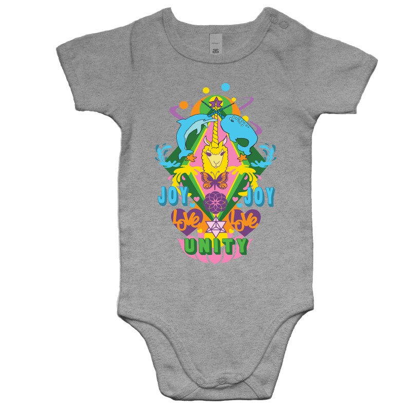 'Lama' AS Colour Mini Me - Baby Onesie Romper