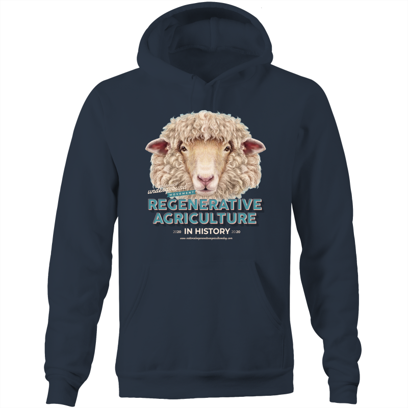 sheeplove AS Colour Stencil - Pocket Hoodie Sweatshirt