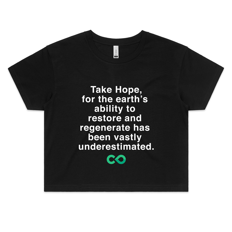 Take Hope. AS Colour - Womens Crop Tee