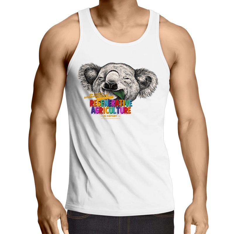 'Koala' AS Colour Lowdown - Mens Singlet Top