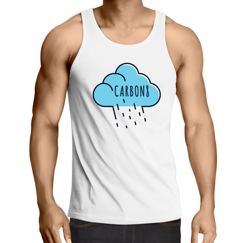 'Cloud' AS Colour Lowdown - Mens Singlet Top