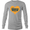 'Heart' AS Colour Base - Mens Long Sleeve T-Shirt