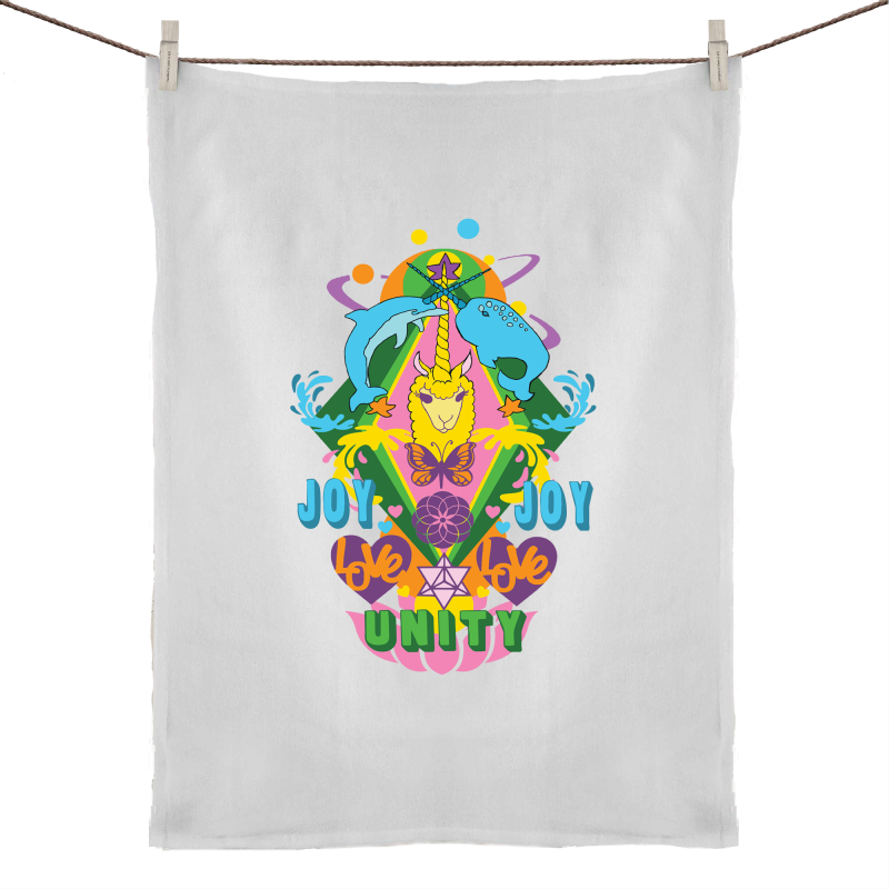 'Lama' 50% Linen 50% Cotton Tea Towel