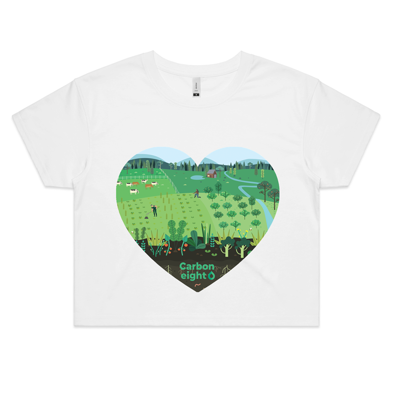 CARBONHEART - AS Colour - Womens Crop Tee